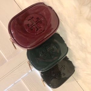 Tory Burch Stacked Logo Cosmetic Case